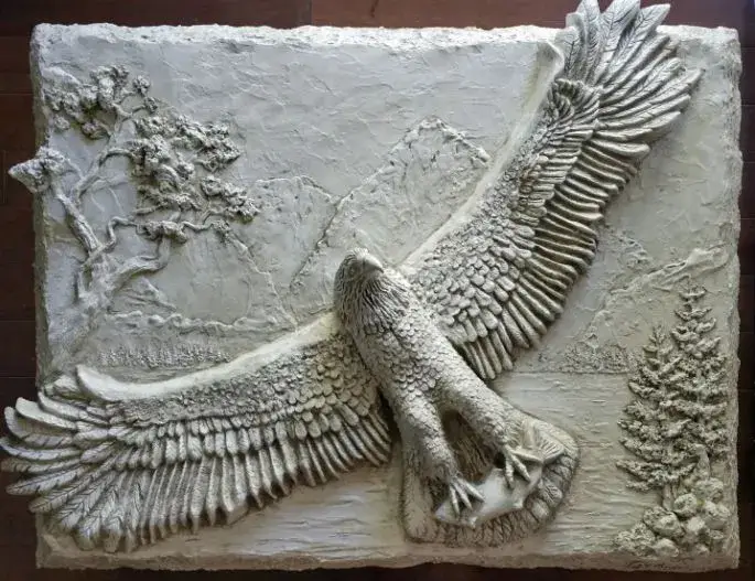 פיסול על קיר - Time2be.co.il